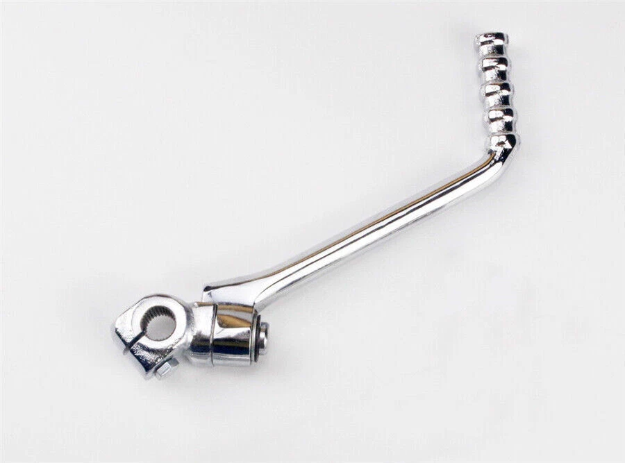 Palanca de arranque cromada universal para moto todo terreno 50cc-160cc Foto 2 de 4