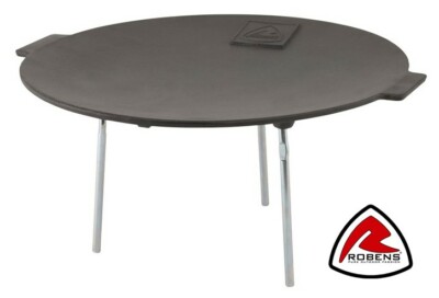 Robens BIGHORN 3-BEINIGE PFANNE ideal für Outdoor Kochen am Lagerfeuer, BBQ oder Herd