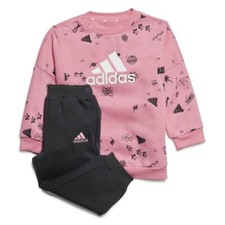 ADIDAS I BLUV Q3 CSET TUTA COMPLETA BAMBINA IA1560 ROSA NERO