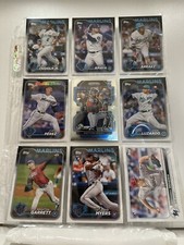 MLB Topps Panini Miami Marlins Florida Baseball Trading Card Lot Arraez Chisholm