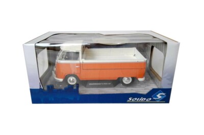 SOLIDO 1950 VW VOLKSWAGEN T1 PICK UP TRUCK with SURFBOARD 1/18 ORANGE S1806701