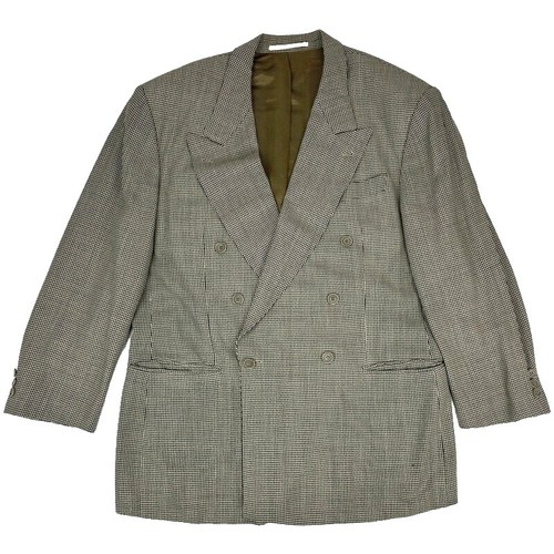NWT Hugo Boss Men's Wool Double Breasted Gray Coat Jacket Size 38