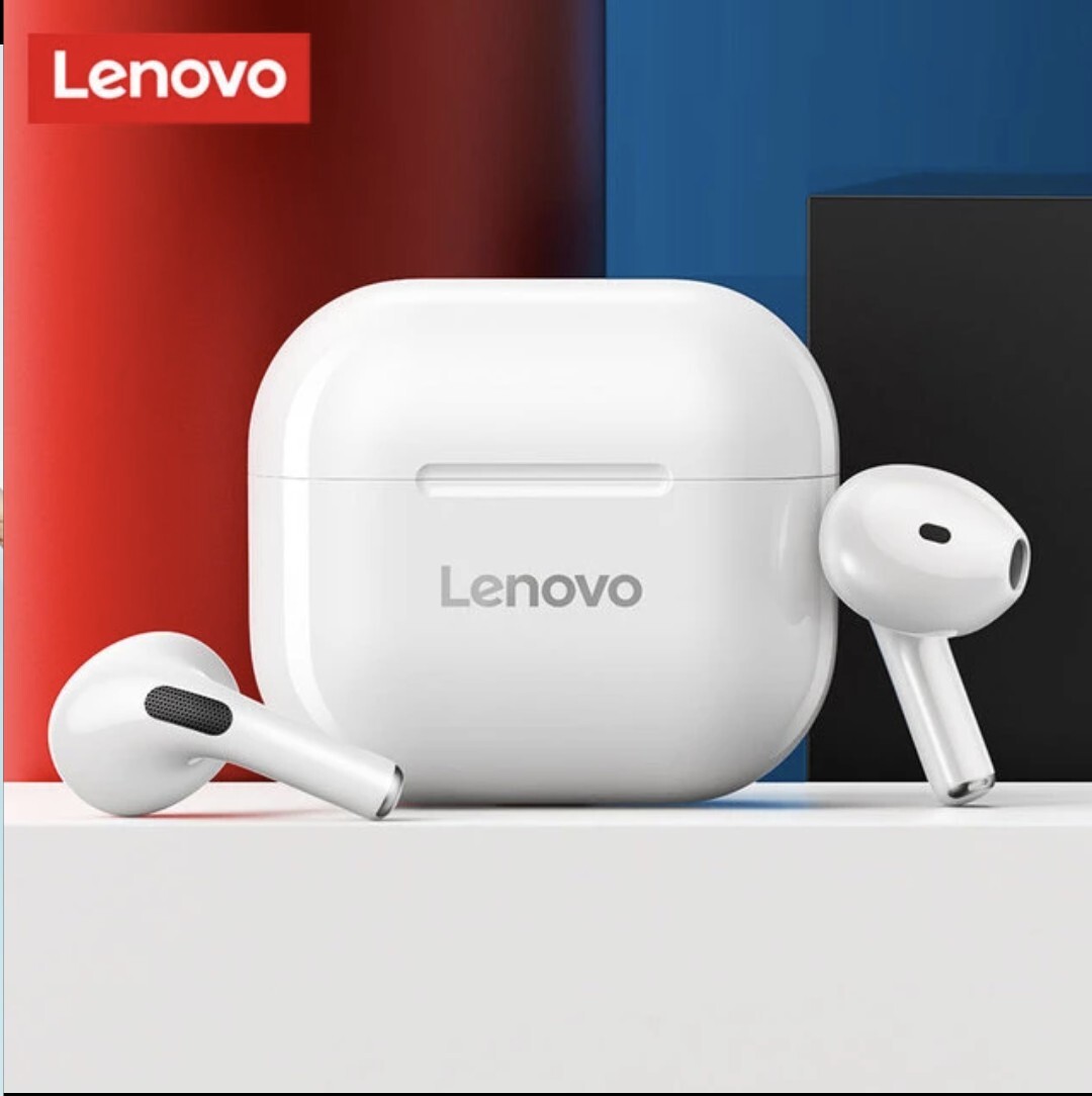 Écouteurs sans fil Lenovo LP4 micro intégré pour appels clairs en télétravail nomade