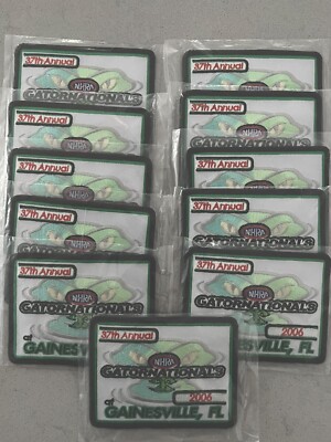 Lot of 11 NHRA 2006 Gatornationals Patches Gainesville, Florida - New Old Stock