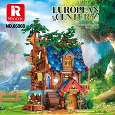 Reobrix 66008 Casa sull'albero medievale European Century Tree House 2.566 pz