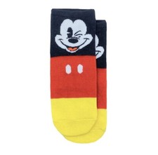 Disney Mickey Mouse No Show Socks Shoe Size 4-10 Fits Sizes 9-11