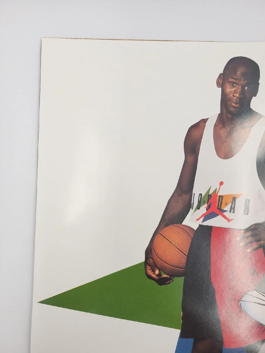 Vintage 1992 NIKE Michael Air Jordan HARE JORDAN Poster 16 x 20 Space Jam