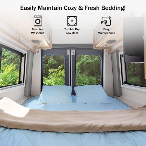 Quality 28x75 RV Microfiber Sheets - Wrinkle & Fade Resistant Elegance - Picture 10 of 11