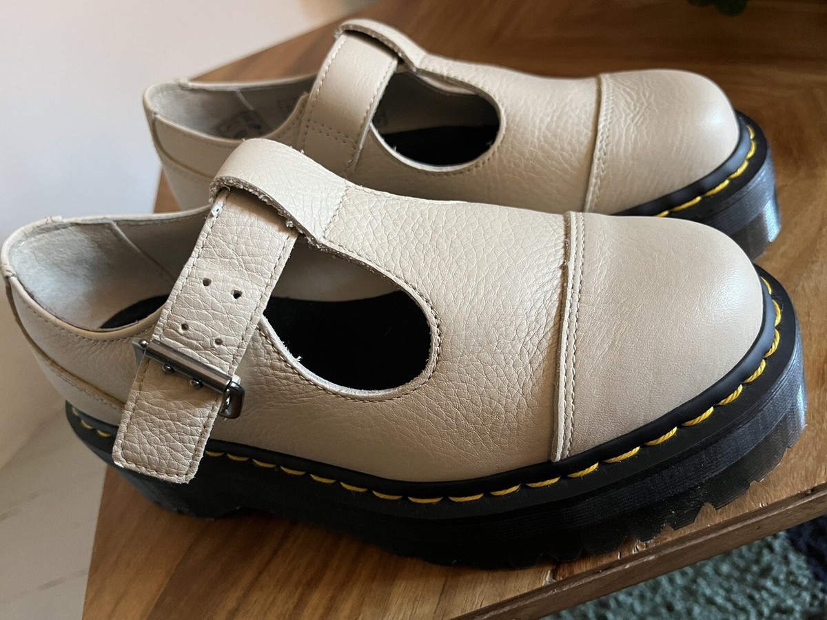 Dr. Martens Bethan Polished Smooth Leather Shoes- Women's 7