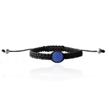 Blue Crystal Fireball Adjustable Children's Bracelet