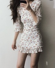 AUTH Reformation Doutzen Dress Gabrielle Sz2 Orig.$218