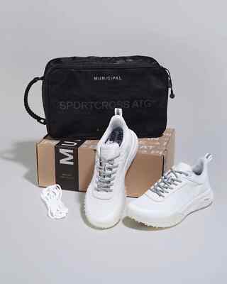  *NIB* Municipal Mark Wahlberg SportCross ATG Golf Shoes Men's Size 11 - White