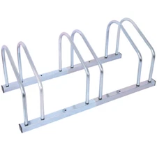 3 Bikes Floor Bike Stand Bike Parking Rack Garage Bike Stand 22-28" Wheel
