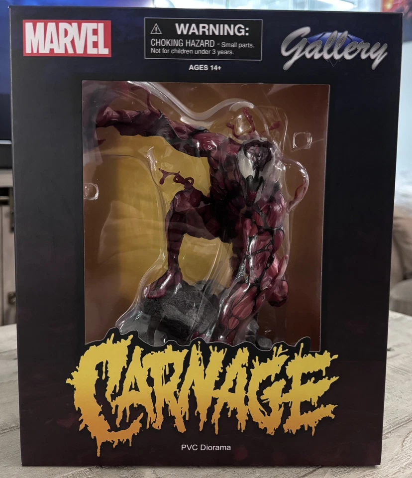 Marvel CARNAGE Diamond Select Toys Gallery 9" PVC Diorama Toy Figure Statue - Image 2 of 4