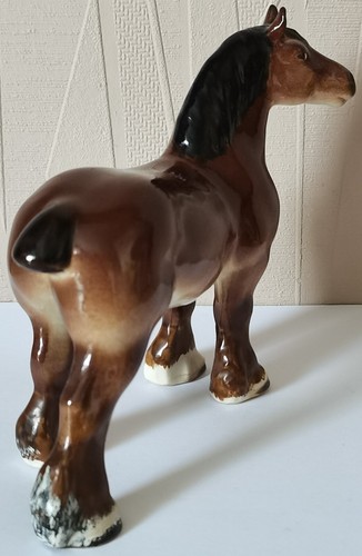 Lomonosov porcelain figurine of a shire horse. - Picture 7 of 10