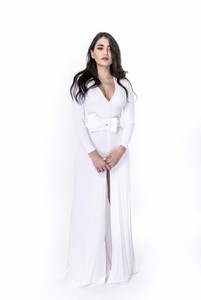 vestito bianco elisabetta franchi