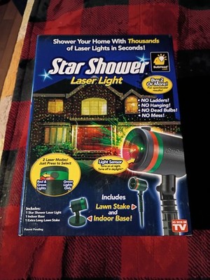 STAR SHOWER Laser Light As Seen on TV Thousands of Laser Lights Brand New