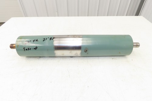 Hytrol 4"x 20.25" Take-Up/Tail Pulley for 24" Conveyor 21"BF 1" Shaft