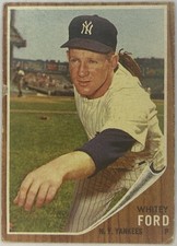 1962 Topps #310 - Whitey Ford vintage baseball card (VG condition) 🔥🔥🔥
