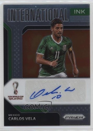 2022 Panini Prizm World Cup Qatar International Ink Carlos Vela #I-CVE Auto