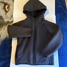 All in Motion Black Sherpa Lined Zip Hoodie Kids M 8 Unisex Soft Warm Jacket