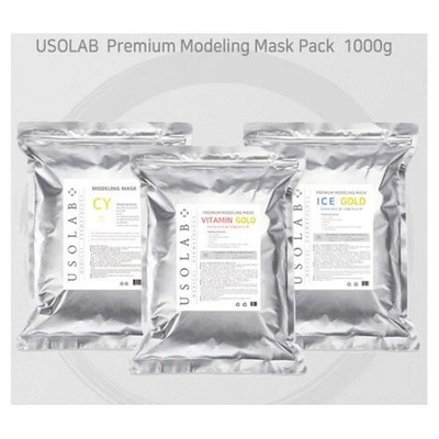 USOLAB Premium Modeling Mask 1000g (4 Typen) / Skincare Spa Facial Pack /...
