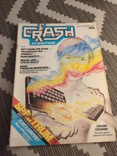 CRASH MAGAZINE ZX SPECTRUM ISSUE 13 FEB 1985 INCLUDES ORIGINAL MAILER BAG