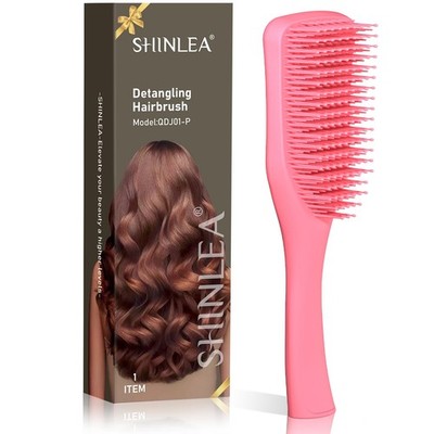 SHINLEA Ultimate Detangler Haarbürste, Anti-Bruch 8,45*2,55*1,42 Zoll, Pink 