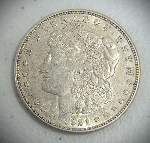 1921-D Morgan Silver Dollar - EXTREMELY FINE CONDITION, #1170