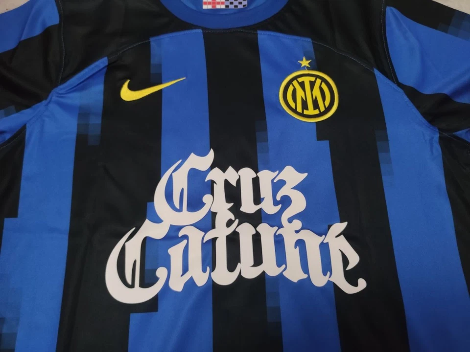 Camiseta Inter de Milán Especial Cruz Cafune 2023 Talla M - Imagen 3 de 4