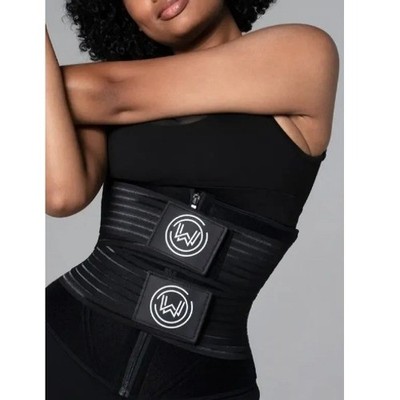 What Waist Women's Black Non-latex Nova Sweat Band Size XL NWT