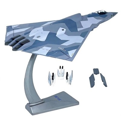 1/72 J-36 Sixth-Gen Fighter Diecast Model 34cm Gift For Aircraft Enthusiasts