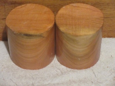 2PC MISSOURI BLACK CHERRY TURNING WOOD BOWL BLANK