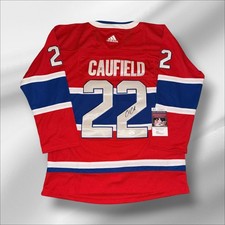 COLE CAUFIELD MONTREAL CANADIENS SIGNED/ AUTOGRAPHED JERSEY JSA COA!!