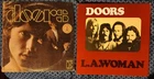 THE DOORS 2 Vinyl LP lot - S/T Elektra Gold Label EKS-74007 + LA Woman