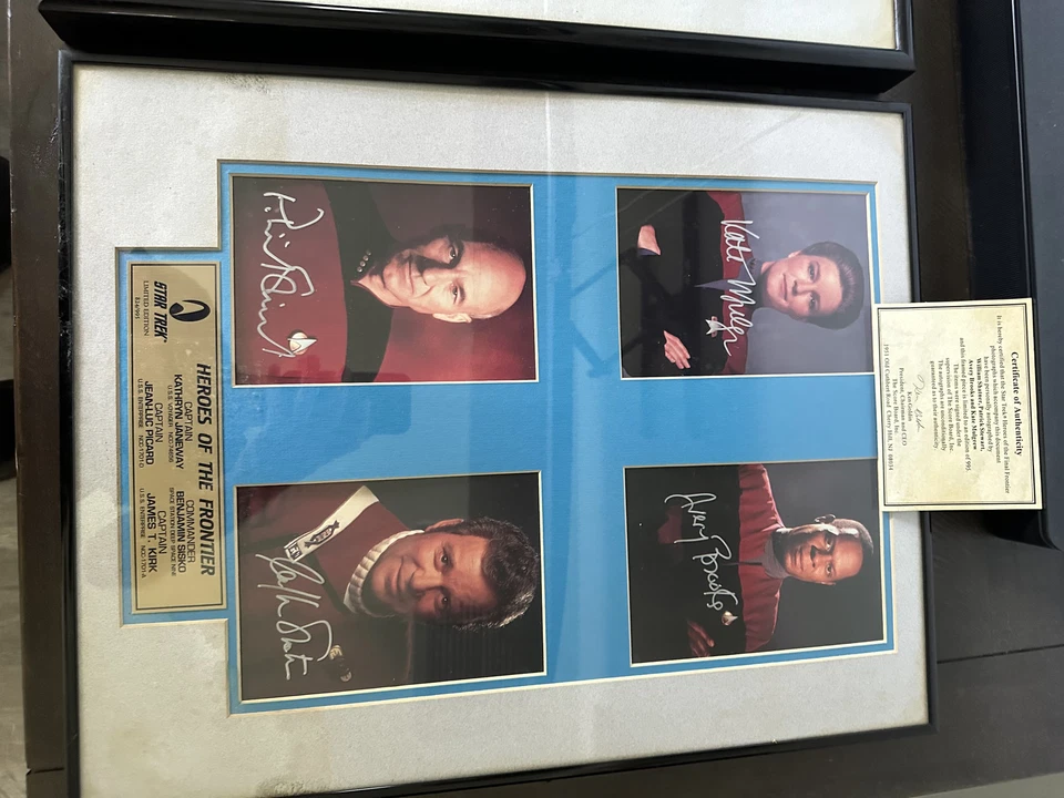 2 Limited Edition: Star Trek The Next Generation Pictures Signed by The Crew - Image 2 of 3
