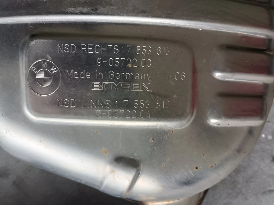 07-11 BMW OEM 335i e90 e92 e93 silenciador escape con solapa de control Foto 3 de 4