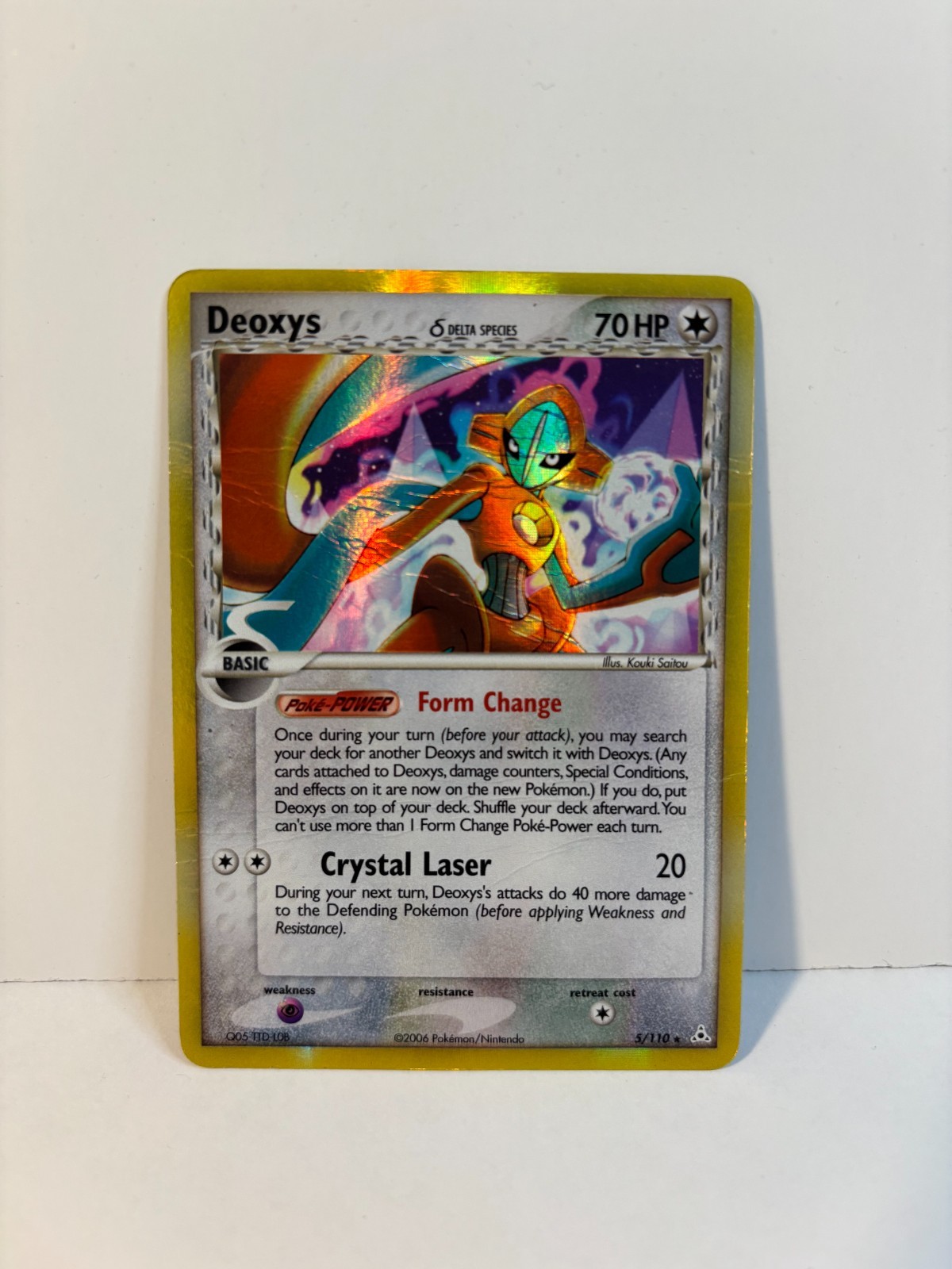 Deoxys (Delta Species - Normal Forme) 5/110 Holon Phantoms Holo Pokemon Card