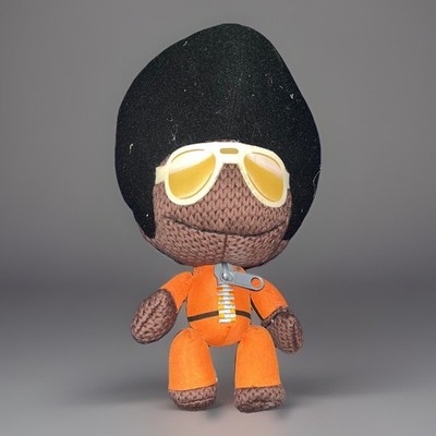 Marvin der Afro Sackboy Little Big Planet 2011 weiches Plüschtier Gameon ca. 14 Zoll