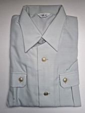 DDR NVA MfS Hemdbluse (lindgrün) für General Land- und Luftsreitkräfte 80er J.