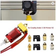 9pcs Extruder Hot End Kit for Creality Ender 3 V2/Pro with 0.4mm MK8 Nozzle