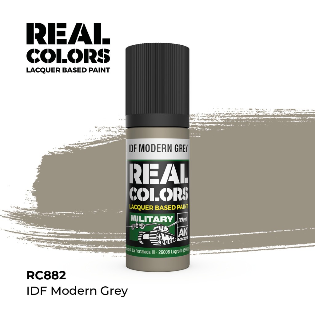 AK Interactive RC882 - IDF Modern Grey 17 Ml - New