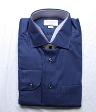 Charles Tyrwhitt Men's Classic Fit Non-Iron Oxford Shirt DH3 Blue 16.5/36 NWT