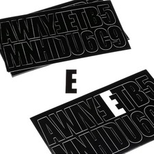 Seachoice Boat Registration Letter and Number Kits