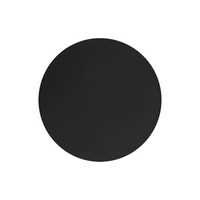 Wandleuchte Schwarz Ø 30 Cm Rund Indirektes Licht Metall Wandlampe Wohnzimmer