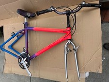 Vintage Klein classic mountain bike frame, old school retro collectible