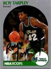 1990-91 -Roy Tarpley- (d.2015) NBA Hoops Autograph/Signed/Auto NBA Card #88