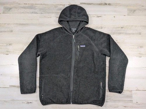 Patagonia Hoodie Mens Extra Large Black Fleece Los Gatos Full Zip 25922