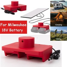 2 slot Adapter For Starlink Mini DC Power Cable For Milwaukee 18V Li-ion Battery