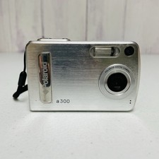 Polaroid Digital Camera a300 3.2MP Silver With SD Card Works 